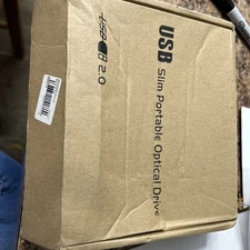 USB 2.0 Slim Portable Optical Drive DVD ROM combo