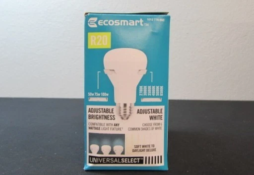 EcoSmart LED R20 Dimmable Flood Light Bulb up to 100W Indoor Outdoor 3pk A10 - Image 2 of 4