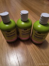 DevaCurl No-Poo Blue  Anti-Brass Zero Lather Toning Cleanser 12 floz Three Pack