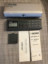 Boss DR- 220A TESTED Dr. Rhythm Drum Machine Good Condition