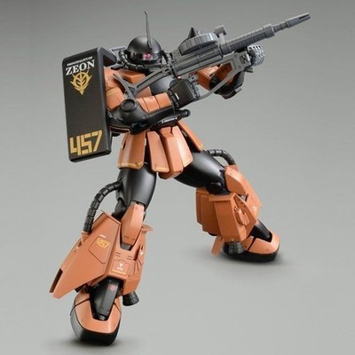 MG 1/100 Zaku II Gabby Hazard Custom Premium Bandai MS-06R-2 Model