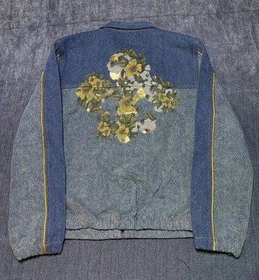 NWT Levi's X Tears Denim Track Jacket Men's Small Blue Full-Zip