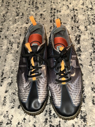 Footjoy Freestyle 2.0 Golf Shoes Cleats Men Size 11 M Grey Orange Black FJ 57347 - Picture 3 of 8