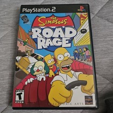 The Simpson Road Rage PS2 Sony PlayStation 2 Black Label  CIB W/ Manual Tested