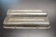 Original Pair 7-fin Aluminum Valve Covers 1959-1967 Corvette Gm 3767493