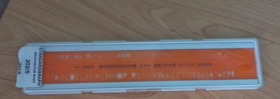 Standardgraph Schriftschablone Art. 202/5 , Top Zustand, OVP