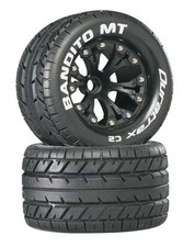 Duratrax DTXC3500 Bandito MT 2.8" Truck 2WD Mounted Front C2 Black (2)