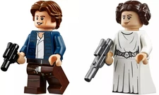 LEGO Star Wars Han Solo and Princess Leia Minifigures 75192 75243 Cloud City