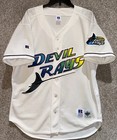 Russel Athletic Diamond Collection Tampa Bay Devil Rays Jersey Mens Size 48 Usa