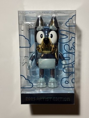 Moose Toys Bluey 2025 SDCC  Exclusive Artist Edition 10'' Inch Metallic Figure