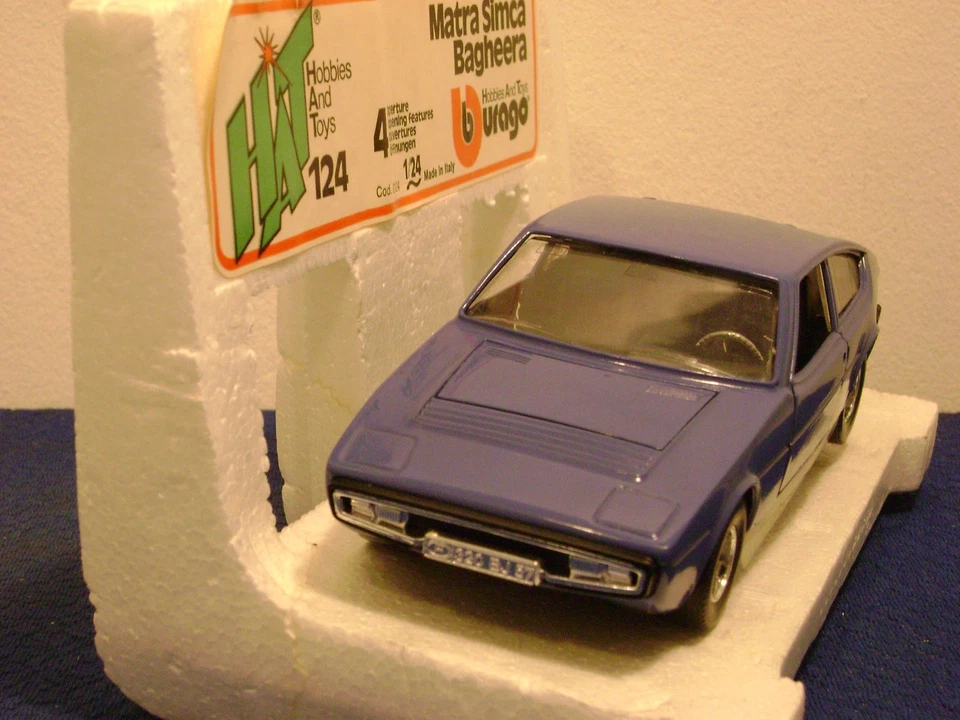 Bburago  HAT  Matra Simca Bagheera    cod . 0124   scala 1: 24   sehr selten - Bild 4 von 4