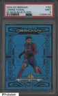 2023-24 Panini Obsidian Soccer EE Neon Blue Flood #152 Lamine Yamal RC /15 PSA 9