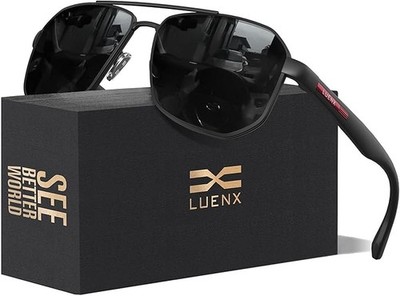 Gafas De Sol Para Hombre Lentes Para Piloto Conducir Motocicleta De Moda Casual