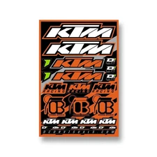 Dcor Decal Sheet - KTM Motorcycle ATV/UTV Dirt Bike 40-30-100 4320-2236
