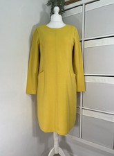 Boden Ladies Ribbed Pencil Wiggle Midi Dress Size 16 L Stretch Office Work BNWT
