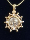 Edgar Berebi Vintage Limited edition St. Jude Pocket Rosary Necklace, Gold Tone  — photo 2