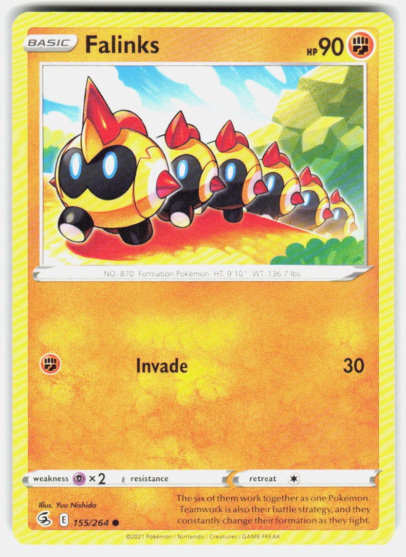 FALINKS 155/264 COMMON FUSION STRIKE POKEMON NM/M