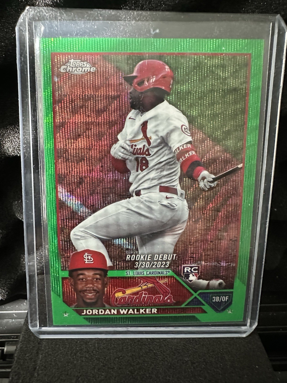 2023 Topps Chrome Update Series - RC Jordan Walker #USC150 Green Refractor /99