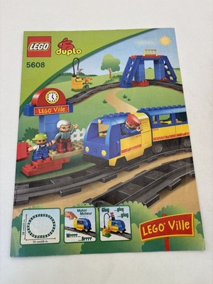 LEGO  Bauanleitung Duplo Ville 5608 Eisenbahn Starter Instruction ungelocht H76