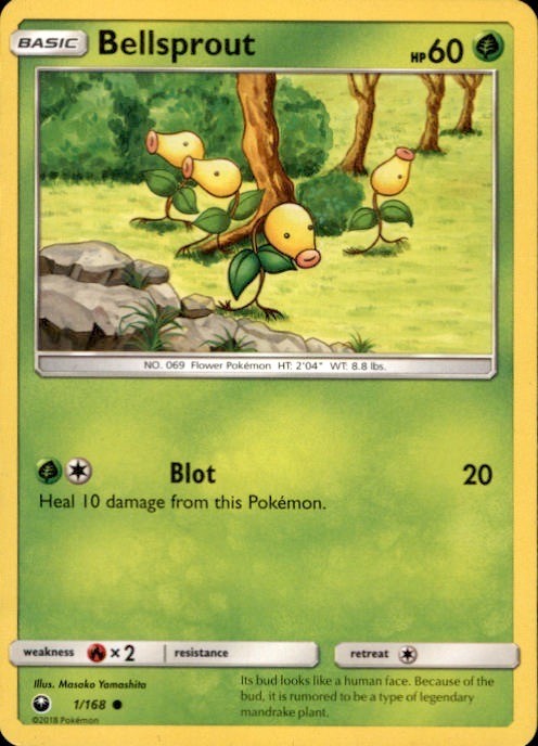 Bellsprout 1/168 Common Celestial Storm Pokemon Near Mint