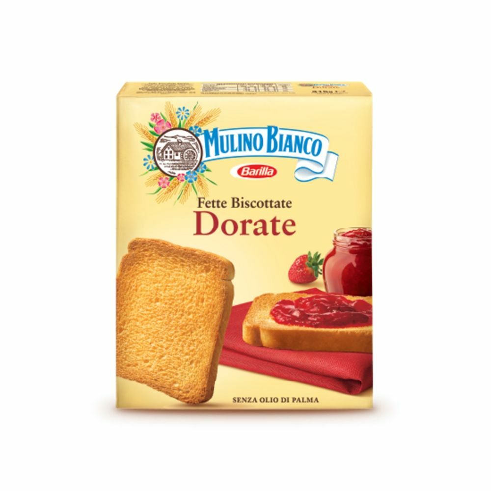 MULINO BIANCO FETTE BISCOTTATE LE DORATE X72 630 GRAMMI