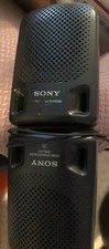 SONY WALKMAN DISCMAN SPEAKERS SRS-P3 BLK TESTED WORKS PORTABLE Vintage