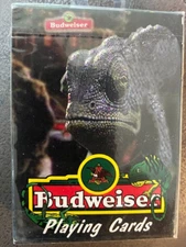 1998 Budweiser Lizard Playing Cards Deck - SEALED - US Playing Card Co. USA