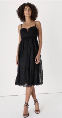 Lulus Black Dreamy Lace Bustier Corset Midi Dress Size Small Whimsy Goth Lulus Black Dreamy Lace Bustier Corset Midi Dress Size Small Whimsy Goth