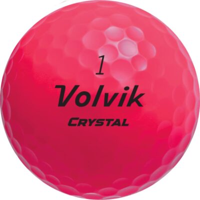Volvik Golf Crystal Pink Golf Balls