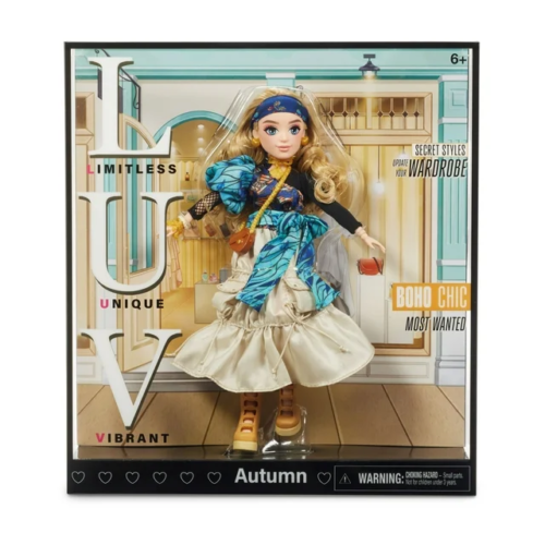L.U.V. Limitless Unique Vibrant Autumn 10" Fashion Doll Boho Chic DAMAGED BOX!!! - 第 1/7 張圖片