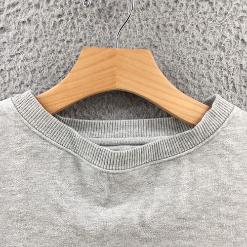 Tommy Jeans Sweatshirt Womens Small Solid Gray Crew Neck Long Sleeves Pullover - Picture 3 of 14