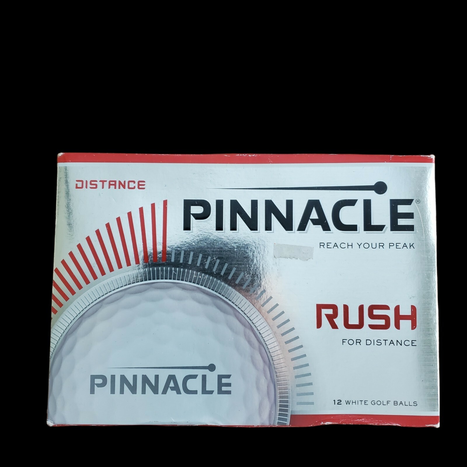 Pinnacle Rush Distance Golf Balls White Pack Reach Your Peak Open Box 9
