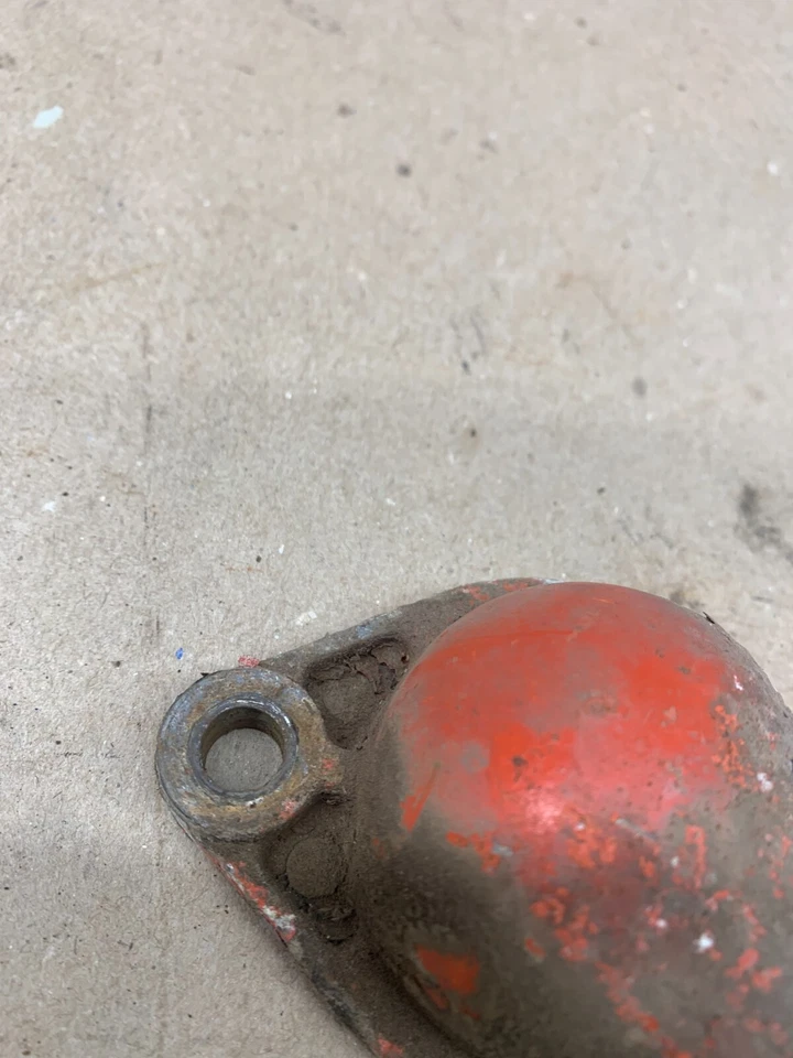 1967 1976 C10 Nova termostato carcasa bomba de agua refrigerante salida cuello aluminio 67 Foto 4 de 4