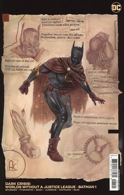 Dark Crisis Worlds Without A Justice League Batman #1 1:25 Incentive Ariel Colon