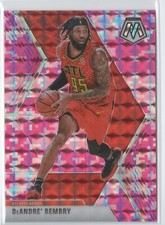 19-20 Mosaic Pink #14 DeAndre' Bembry Base Hawks