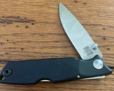 Ontario Wraith Lockback Folding Knife 2.75'' 1.4116 Steel Blade Black ABS Handle