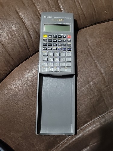 Sharp Scientific Calculator EL-509RH Inc Cover Pre-Owned Not Tested - Picture 2 of 7