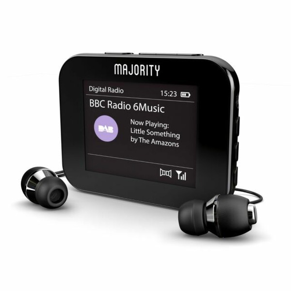 Majority Petersfield Go: Mini Radio DAB+/FM Portatile – Bluetooth E Batteria Ricaricabile (Testata)