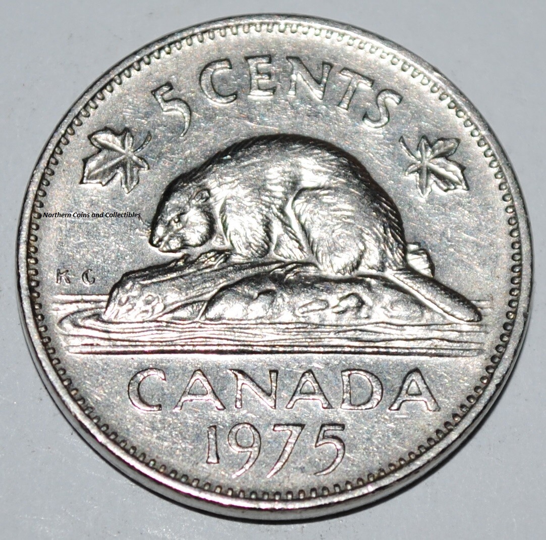 Canada 1975 5 Cents Elizabeth II Canadian Nickel Five Cent | eBay
