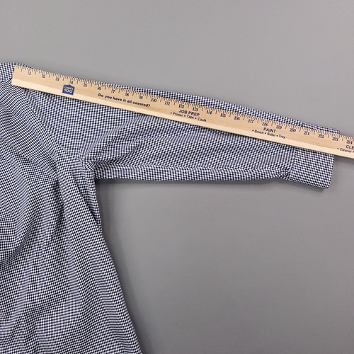 Charles Tyrwhitt Camicia Abito Uomo Extra Large 17 Blu Diamante Slim Fit Non Ferro - Foto 10 di 11