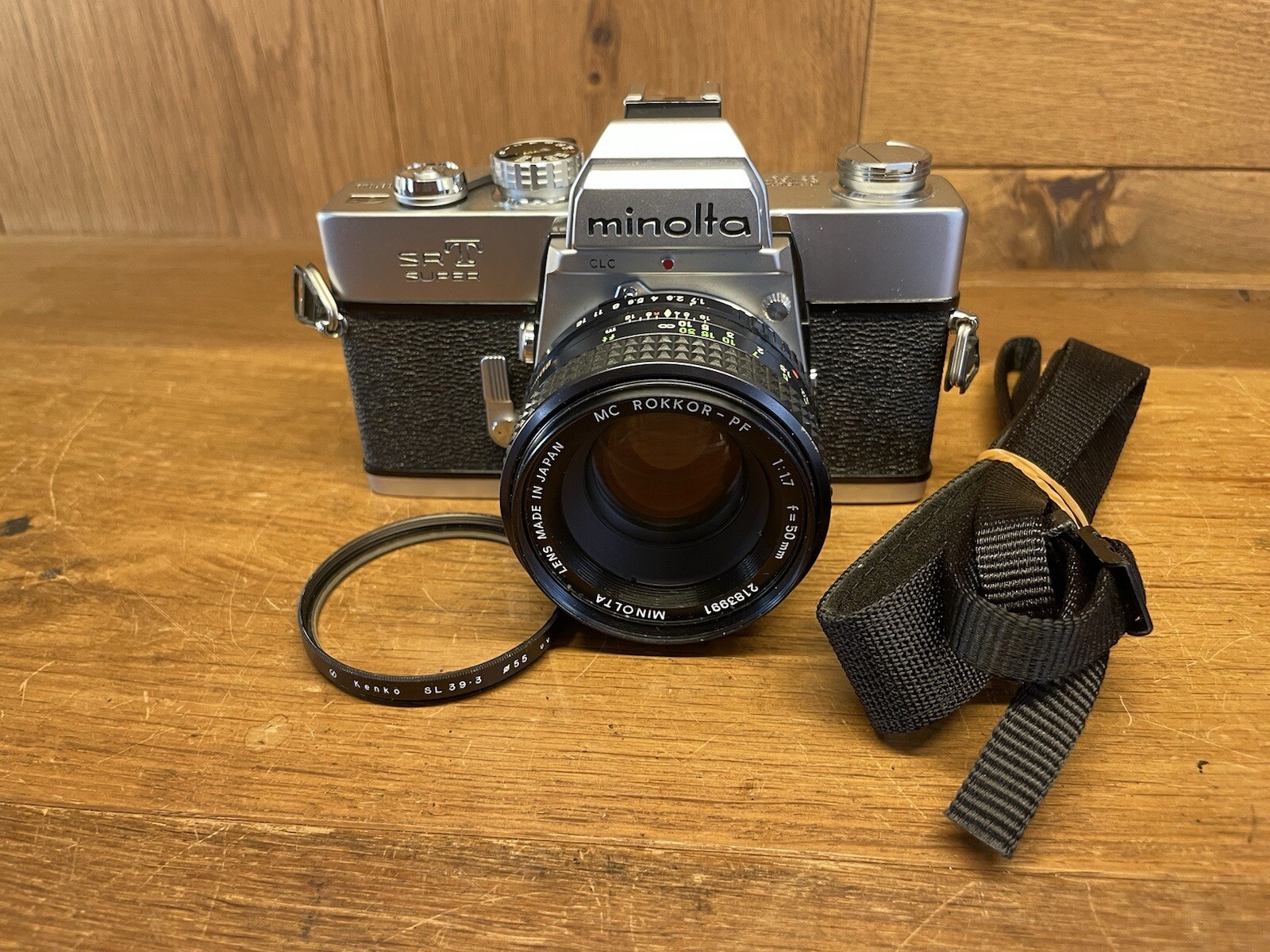 *READ : Exc+5* Minolta SRT Super ( SRT 102 ) Film Camera MC Rokkor 50mm F/1.7 JP