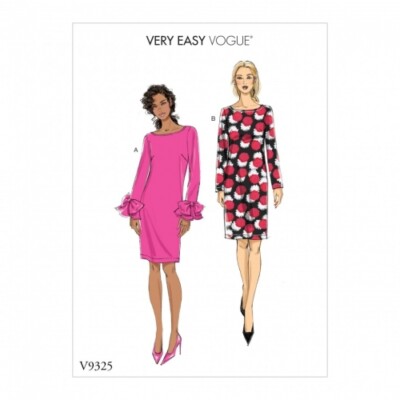 Vogue Schnittmuster 9325 Damen A5 (6-8-10-12-14)