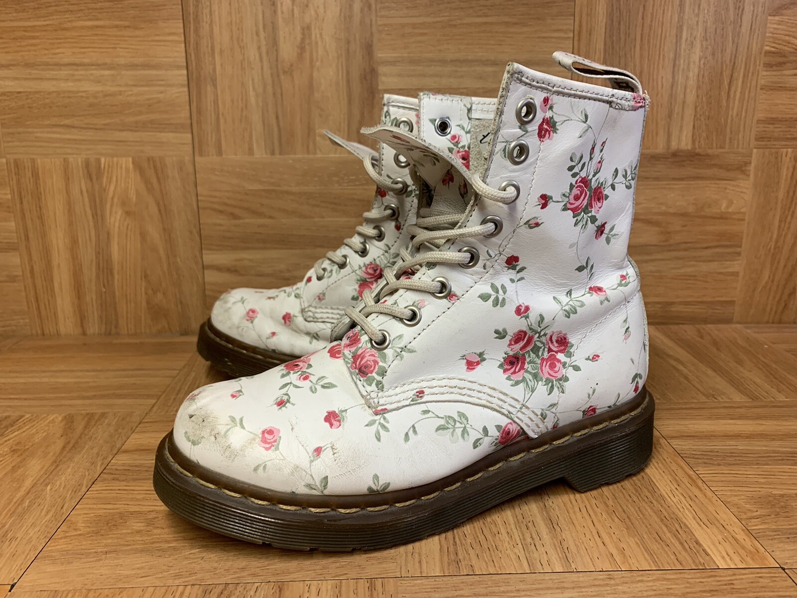 RARE🔥 Dr Martens Clemency 1460 Floral 11821 Combat Boots Pascal Sz 5US 3UK 36EU image 8