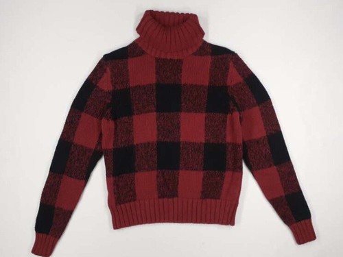 Vintage womens small Red chunky Knit 