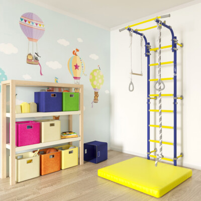 Jeflex Sprossenwand Weichbodenmatte Kletterwand Turnwand Klettergerüst Turngerät
