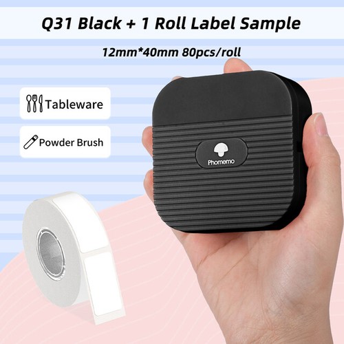 Máquina para hacer etiquetas Bluetooth portátil inalámbrica pegatina impresora de etiquetas térmicas - Imagen 8 de 22