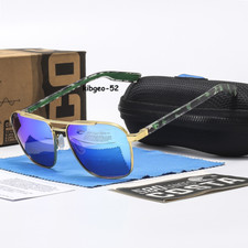 Costa Del Mar Wader GOLD Frame Green Mirror 580P Polarized Lens Sunglasses