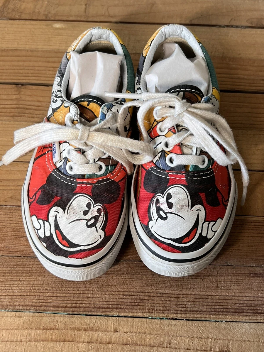 Geduld plank Metalen lijn Vans Disney Mickey Mouse &amp; Friends Sneakers Skate Shoes Youth Size 11 |  eBay