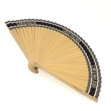 Christian Dior DIORIVIERA Folding Fan Navy Black Sensu Japan Novelty 2023