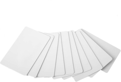 100er-Pack Weiß Kunststoff Kontaktlos 125 KHz EM4100 RFID Näherungskarten Schreibgeschützt